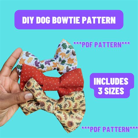 Printable Dog Bow Tie Pattern